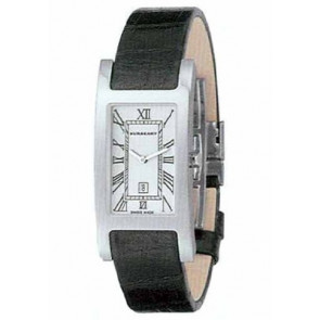 Horlogeband Burberry BU1000 Leder Zwart