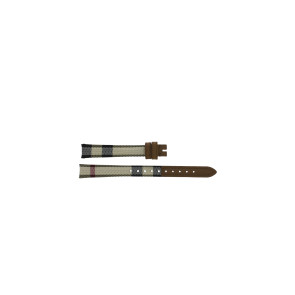 Horlogeband Burberry BU10201 Leder Multicolor 12mm