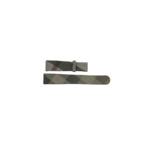 Horlogeband Burberry BU1117 Leder/Textiel Camouflage