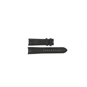 Horlogeband Burberry BU1855 / BU1858 / BU1860 Leder Zwart 22mm