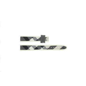 Horlogeband Burberry BU1904 Leder Multicolor 16mm
