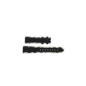 Horlogeband Burberry BU2150 Leder Multicolor 22mm