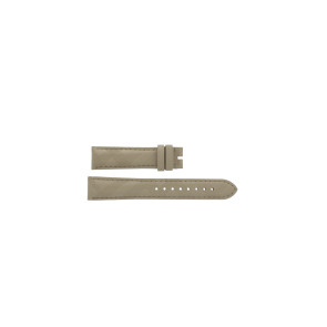 Horlogeband Burberry BU9154 Leder Beige 18mm