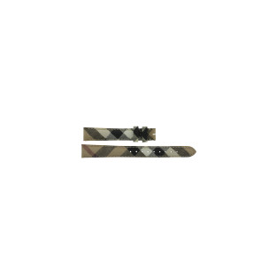 Horlogeband Burberry BU9222 / BU9219 Leder/Kunststof Multicolor 14mm