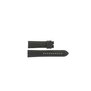 Horlogeband Burberry BU9384 Leder Grijs 22mm