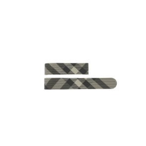 Horlogeband Burberry BU9408 Leder/Kunststof Multicolor 18mm