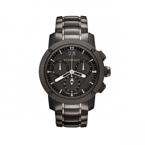Horlogeband Burberry BU9801 Staal Zwart