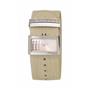 Horlogeband Breil BW0124 Onderliggend Leder Beige 30mm