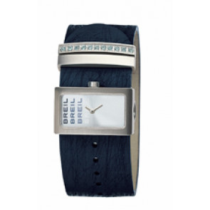 Horlogeband Breil BW0125 Onderliggend Leder Blauw 30mm