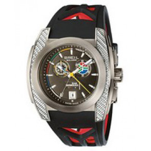 Horlogeband Breil BW0483 Silicoon Zwart 20mm