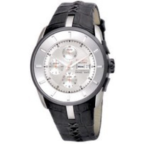 Horlogeband Breil BW0485 Leder Antracietgrijs