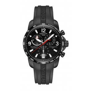 Horlogeband Certina C603018054 Rubber Zwart 21mm