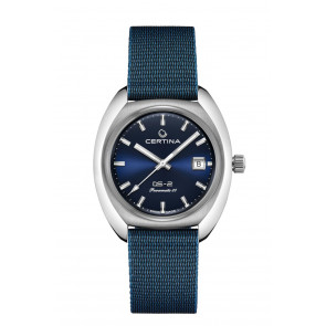 Horlogeband Certina C604022915 Nylon/perlon Blauw 20mm