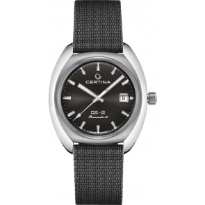 Horlogeband Certina C604022916 Textiel Grijs 20mm