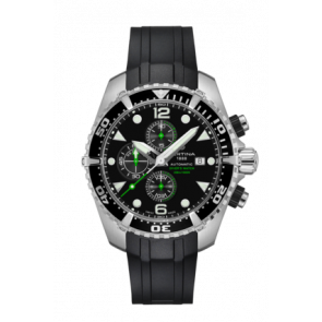 Horlogeband Certina C032427 A Rubber Zwart