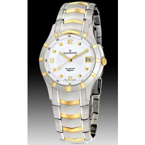 Horlogeband Candino C2084 Roestvrij staal (RVS) Bi-Color