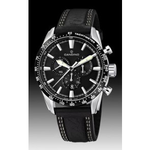 Horlogeband Candino C4429-5 Leder Zwart 22mm