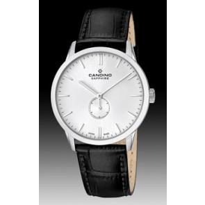 Horlogeband Candino C4470-1 / C4470-4 Leder Zwart 21mm