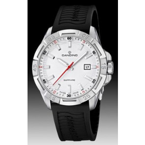 Horlogeband C4497-1 (BC07412) Rubber Zwart