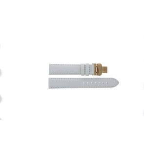 Horlogeband Certina DS FIRST LADY / C600016531 / C0142173601100A Leder Wit 17mm