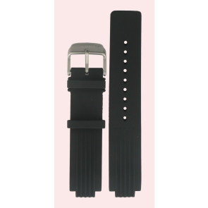 Horlogeband Certina C603007326 Rubber Zwart 12mm