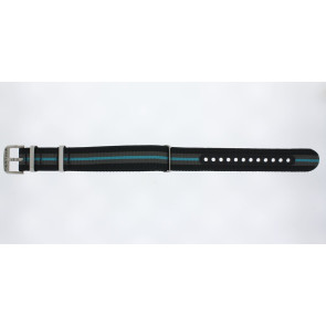 Horlogeband Certina C0246074805110A / C604023414 Onderliggend Canvas Multicolor 20mm