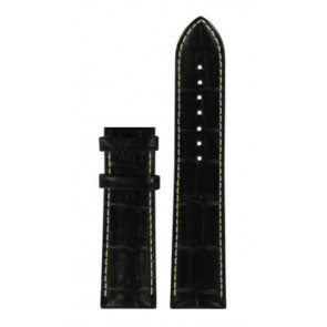 Horlogeband Certina C0016471603700 / C610018855 Leder Zwart 22mm