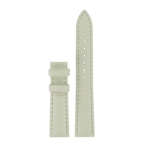 Horlogeband Certina C610019068 Leder Wit 16mm