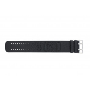 Horlogeband Camel BC51071 Leder Zwart 24mm