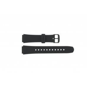 Horlogeband Casio 10134116 / AW-S90-1A / AW-S90 Kunststof/Plastic Zwart 18mm