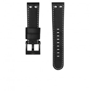 Horlogeband TW Steel CE1009 / CEB107 Leder Zwart 22mm