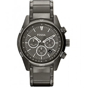 Horlogeband Fossil CH2840 Staal Antracietgrijs 22mm