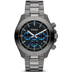 Horlogeband Fossil CH2869 Staal Grijs 22mm