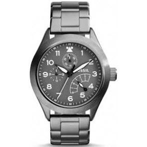 Horlogeband Fossil CH2950 Staal Grijs 22mm