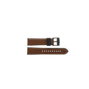 Horlogeband Fossil CH3065 Leder Bruin 22mm