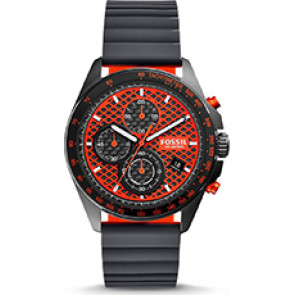 Horlogeband Fossil CH3078 Silicoon Grijs 22mm