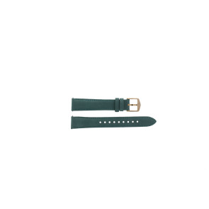 Horlogeband Fossil CH3089 Leder Groen 16mm
