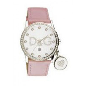 Horlogeband Dolce & Gabbana DW0009 Leder Roze 24mm