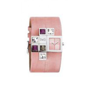 Horlogeband DW0176 Leder Roze