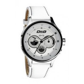 Horlogeband Dolce & Gabbana DW0212 (F357000728) Leder Wit