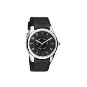 Horlogeband Dolce & Gabbana DW0261 Leder Zwart 18mm