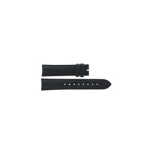 Horlogeband Dolce & Gabbana DW0707 Leder Zwart 20mm