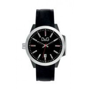 Dolce & Gabbana horlogeband DW0745 Rubber Zwart 22mm