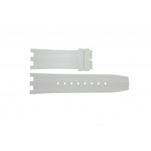 Horlogeband Dolce & Gabbana DW0763 / F360006007 Rubber Wit 27mm