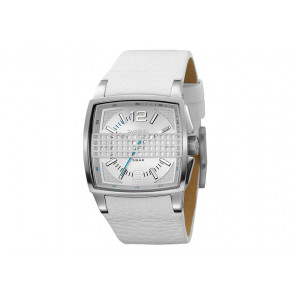 Horlogeband Diesel DZ1307 Leder Wit 28mm