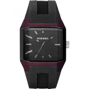 Horlogeband Diesel DZ1388 Silicoon Zwart 20mm