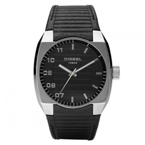 Horlogeband Diesel DZ1393 Leder Zwart