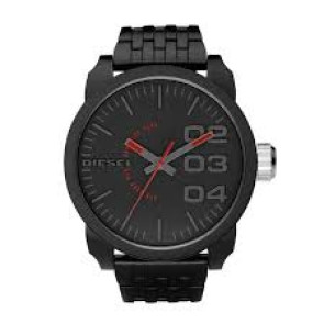Horlogeband Diesel DZ1460 Kunststof/Plastic Zwart