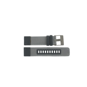 Horlogeband Diesel DZ1488 Textiel Grijs 24mm
