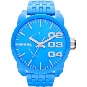 Horlogeband Diesel DZ1575 Kunststof/Plastic Blauw 28mm
